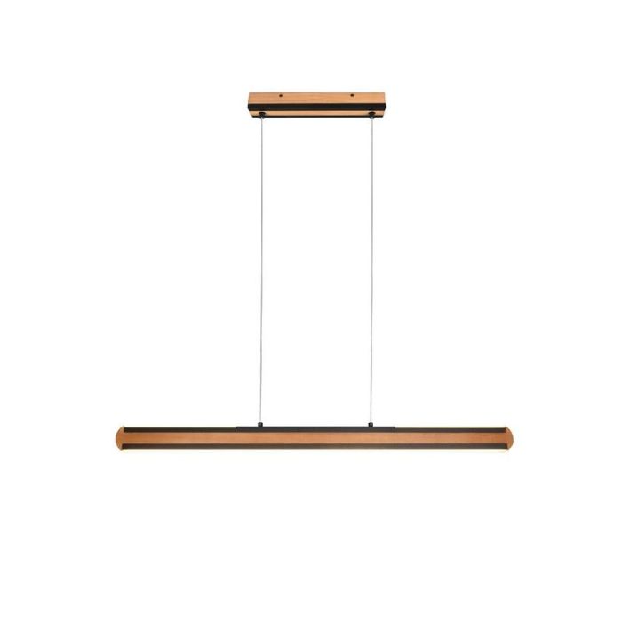 Suspension moderne bois, Cengiz, 40W, couleur réglable LED, avec interrupteur