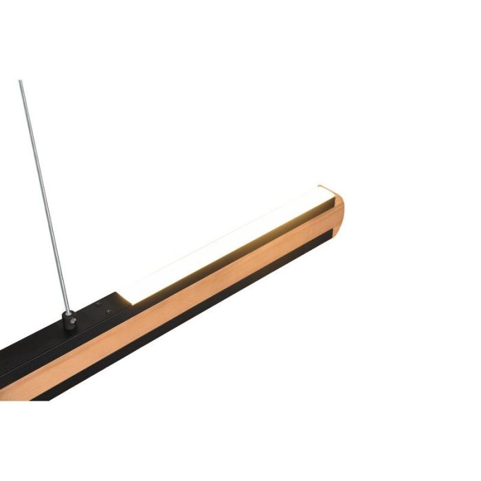 Suspension moderne bois, Cengiz, 40W, couleur réglable LED, avec interrupteur