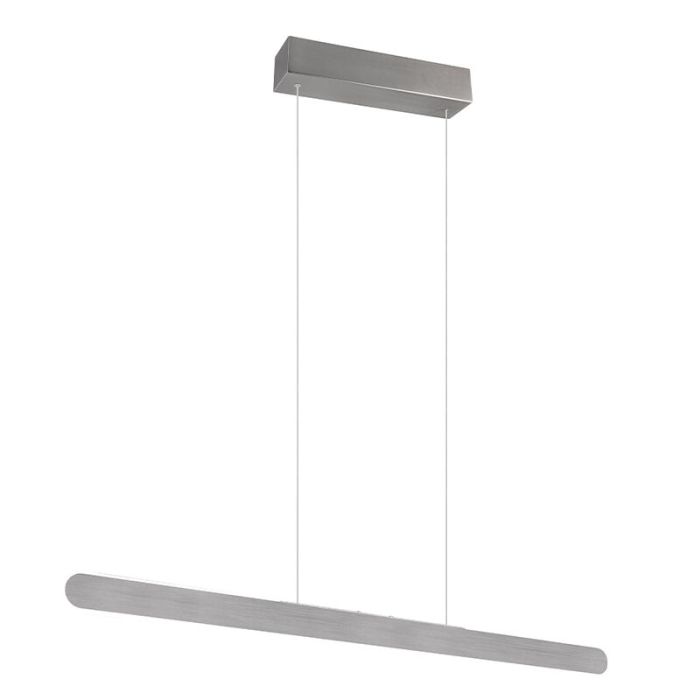 Suspension moderne chromée, Dwayn, 28W, blanc chaud à froid réglable LED