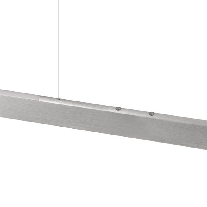 Suspension moderne chromée, Dwayn, 28W, blanc chaud à froid réglable LED