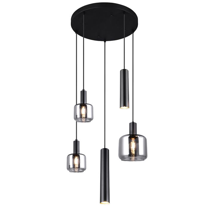 Suspension table à manger design noire, Lahcen