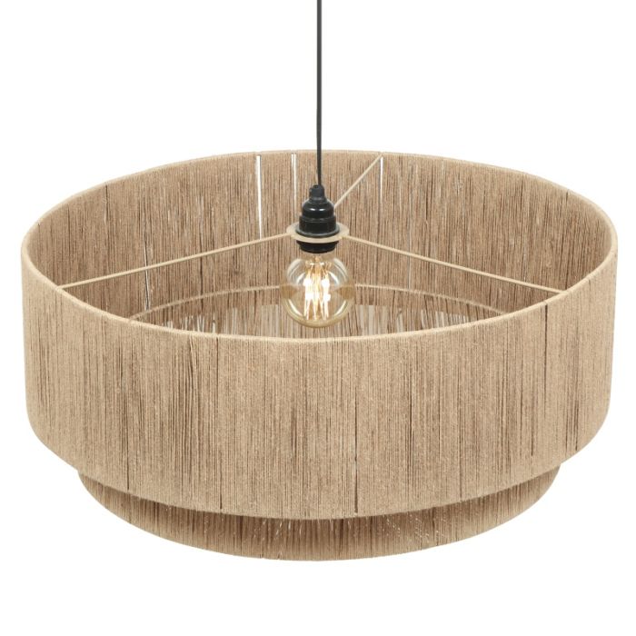 Suspension table à manger rustique beige, Rinus