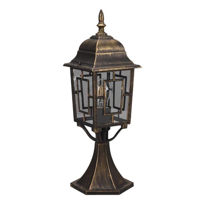 Luminaire extérieur classique couleur rouille, Viyan, IP23