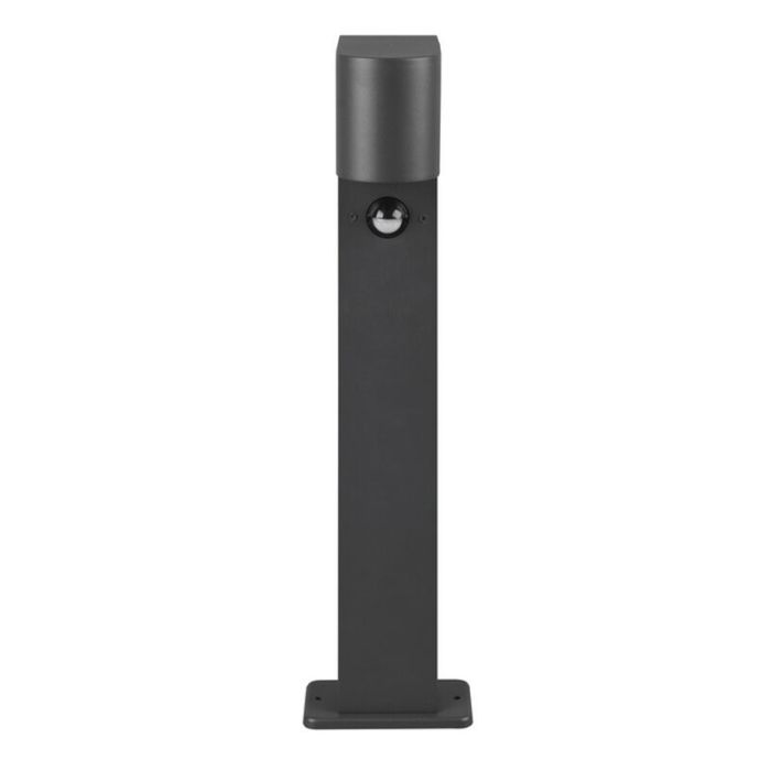 Lampadaire extérieur avec détecteur de mouvement moderne anthracite, Laurien, IP44