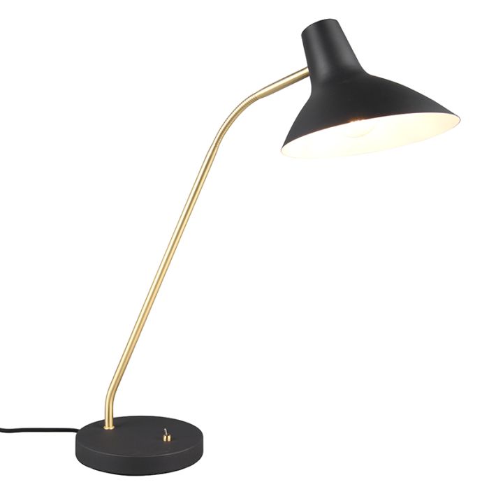 Lampe de bureau classique noire, Merit