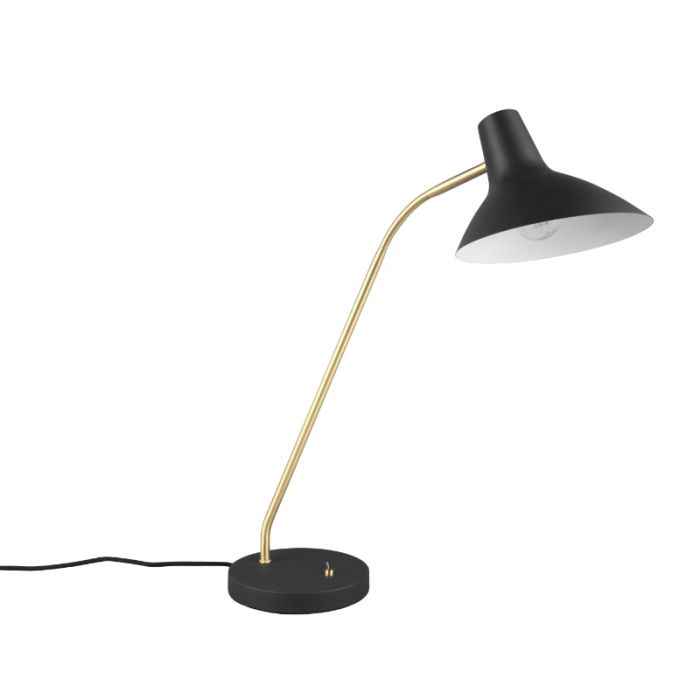Lampe de bureau classique noire, Merit