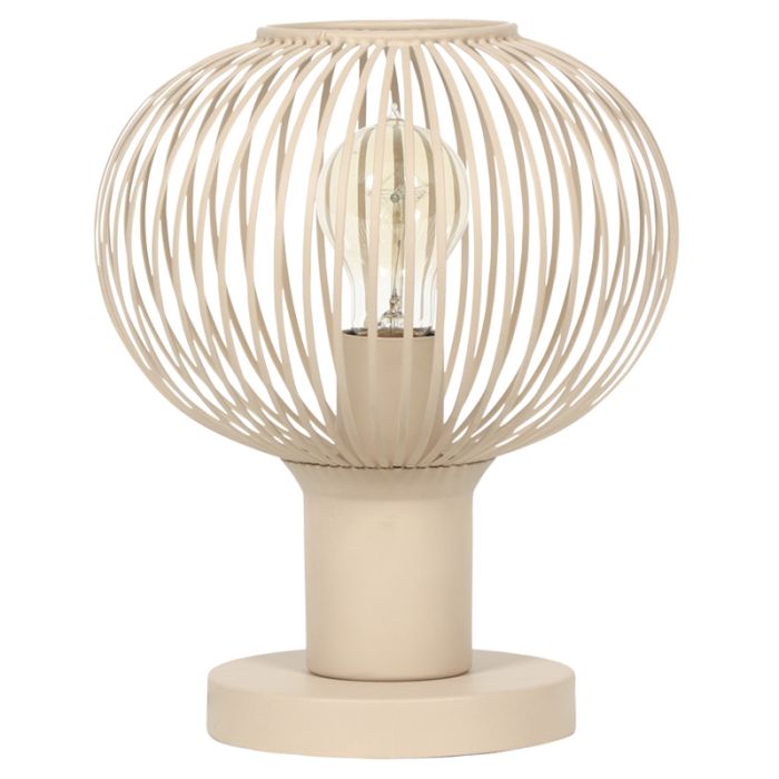 Lampe de table industrielle beige, Gjalt