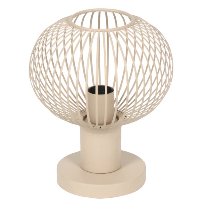 Lampe de table industrielle beige, Gjalt