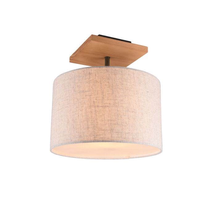 Lampe plafond vintage nickel, Milco