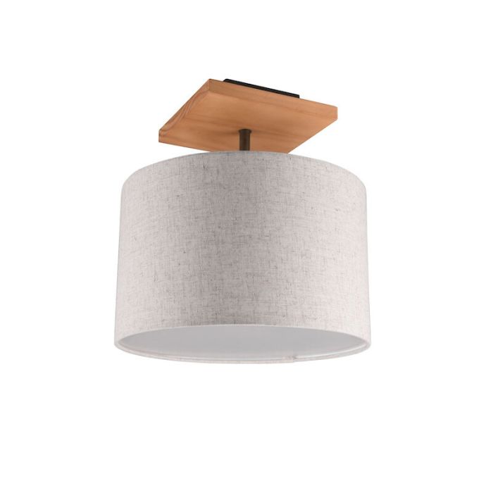 Lampe plafond vintage nickel, Milco
