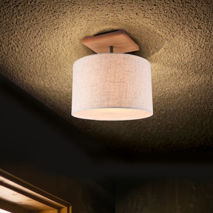 Lampe plafond vintage nickel, Milco