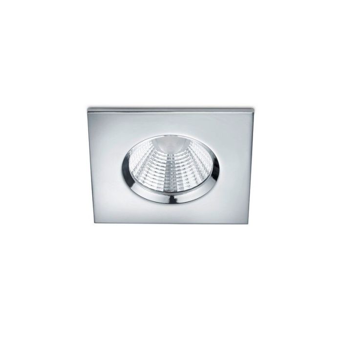 Spot encastré salle de bain moderne chromé, Iman, 5W, 3000K LED, IP65