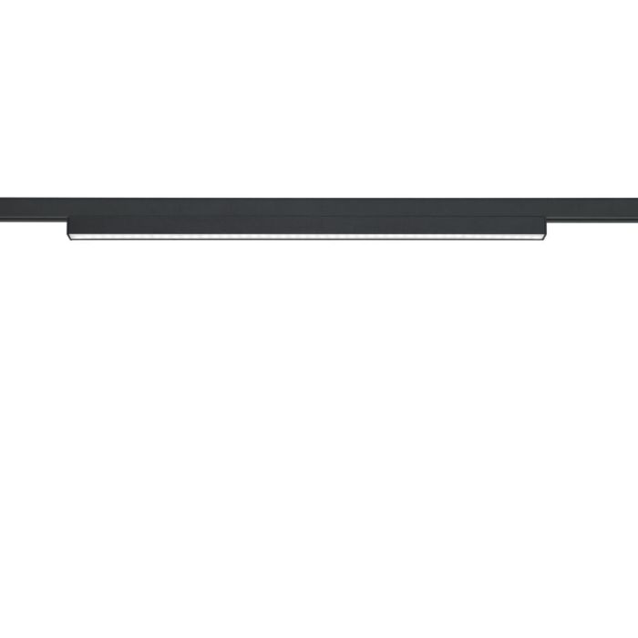 Lampe à pince noire Chloé pour éclairage sur rail biphasé