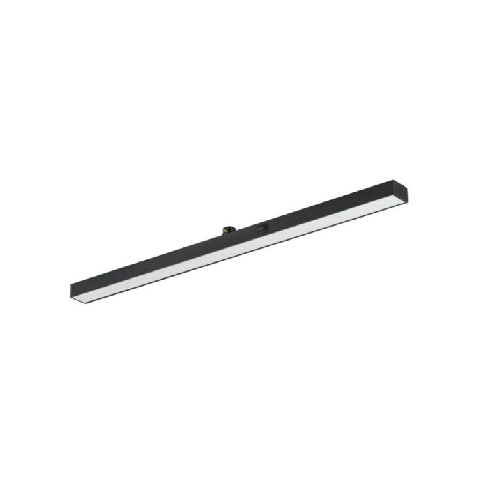 Lampe à pince noire Chloé pour éclairage sur rail biphasé