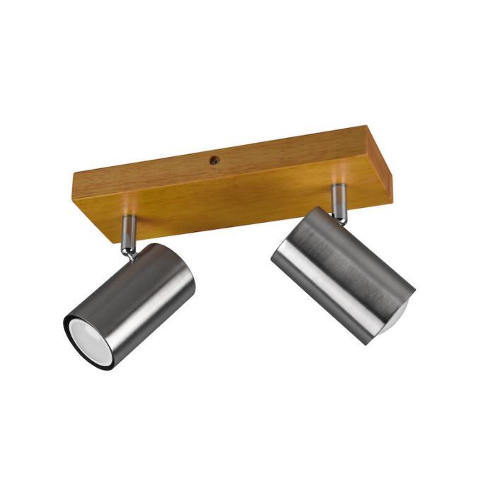 Spot plafond moderne nickel, Kaso