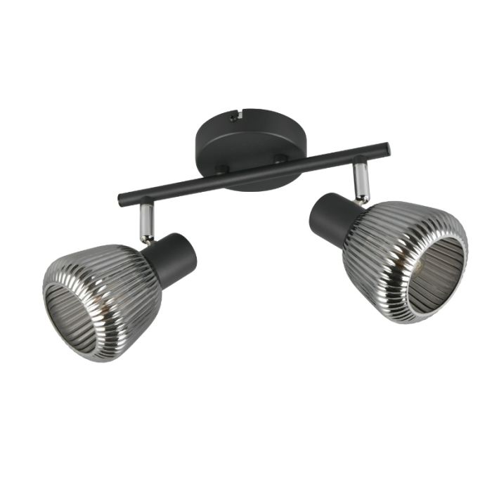 Spot plafond moderne noir, Meriem