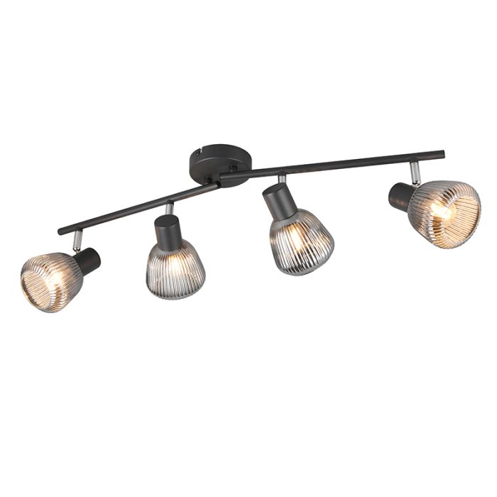 Spot plafond moderne noir, Meriem