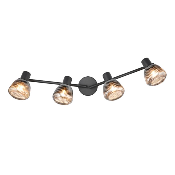 Spot plafond moderne noir, Meriem