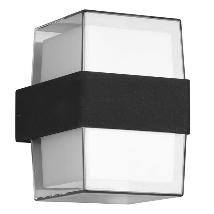 Luminaire extérieur moderne anthracite, Yeliz, 10W, 3000K LED, IP54