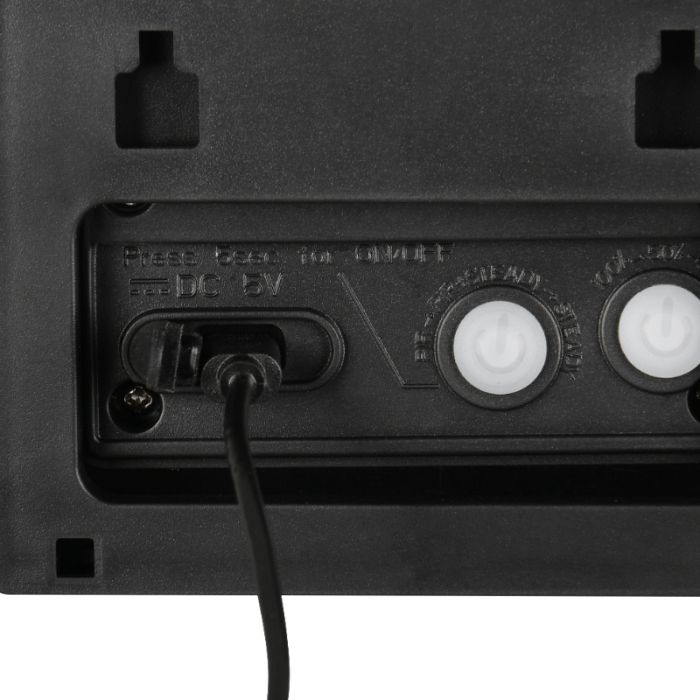 Applique solaire extérieur moderne noire, Mukaddes, 8W, 4000K LED, IP44