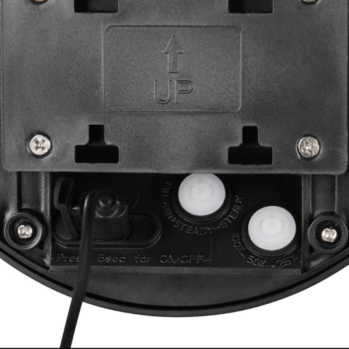 Applique solaire extérieur moderne noire, Mutlu, 8W, 4000K LED, IP44