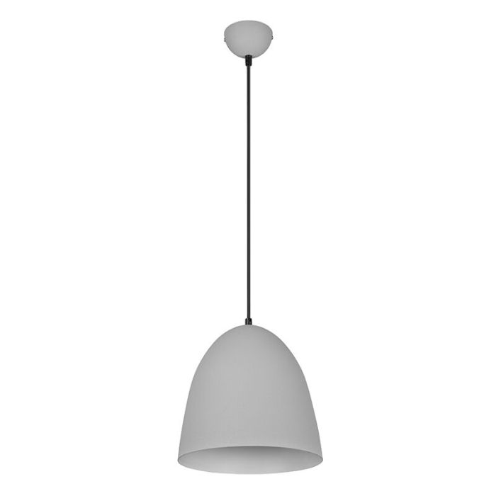 Suspension demi-sphère moderne grise, Ingmar