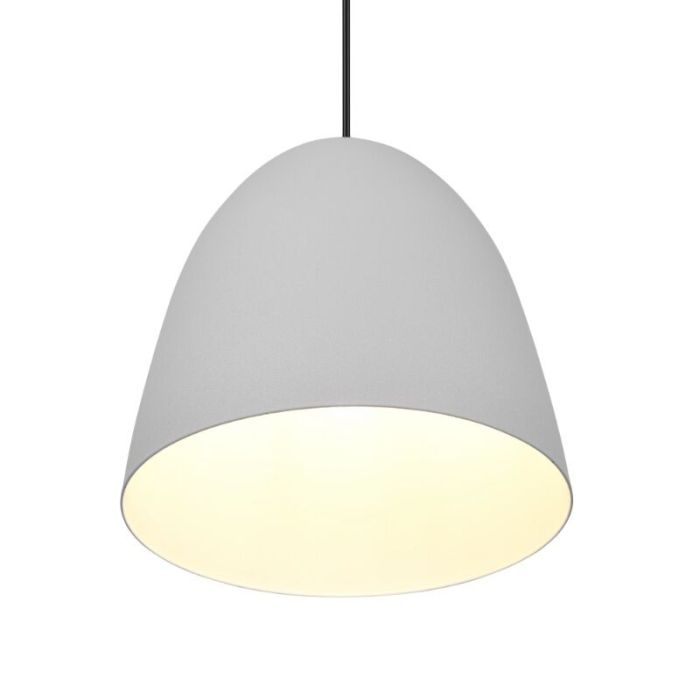 Suspension demi-sphère moderne grise, Ingmar