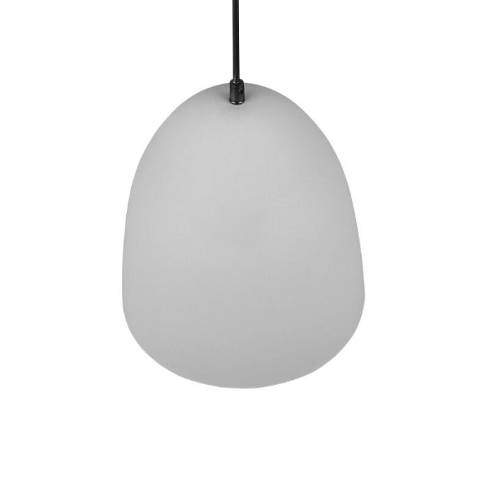 Suspension demi-sphère moderne grise, Ingmar