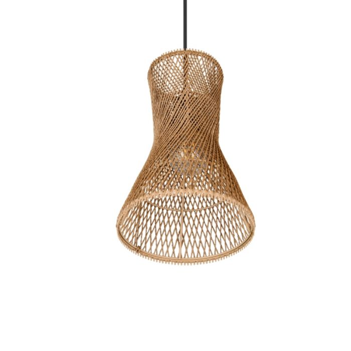 Suspension en papier marronne, Qasim