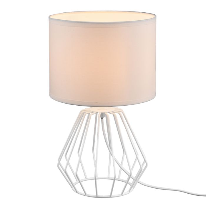 Lampe de table blanche moderne, Kjell