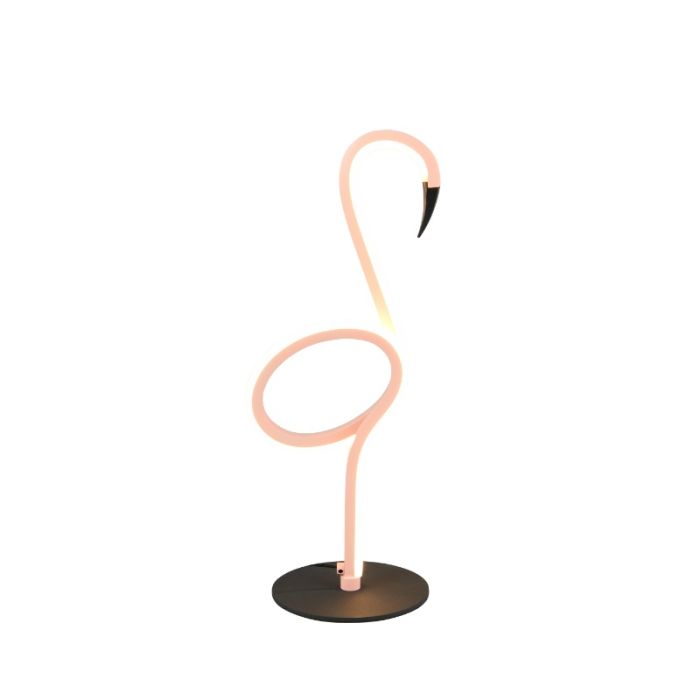 Lampe de table design rose, Puk, 6W, 3000K LED, avec interrupteur