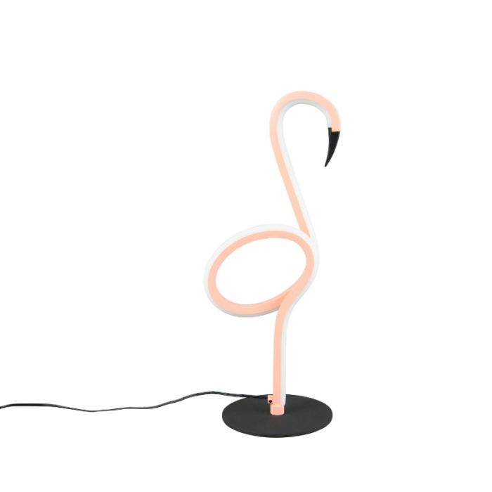Lampe de table design rose, Puk, 6W, 3000K LED, avec interrupteur