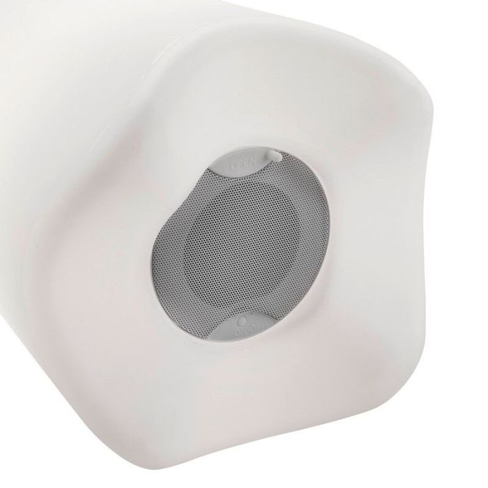 Lampe de table extérieur moderne blanche, Sedex, 2W, RGBW LED, IP44, avec télécommande