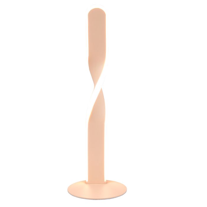 Lampe de table design marronne, Quirinus, 10W, 4000K LED, avec interrupteur
