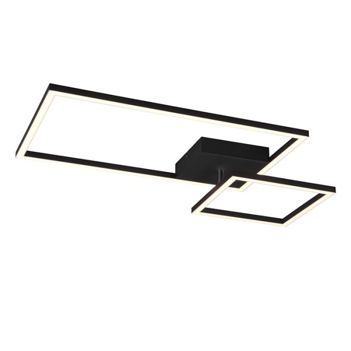 Lampe plafond moderne noire, Binc, 25W, 3000K LED