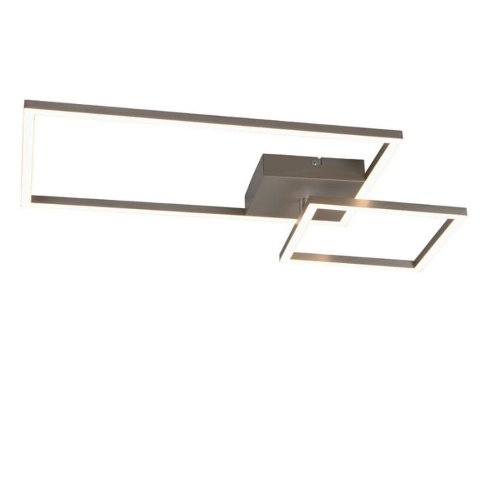 Lampe plafond moderne nickel, Binc, 25W, 4000K LED, gradable en 3 étapes