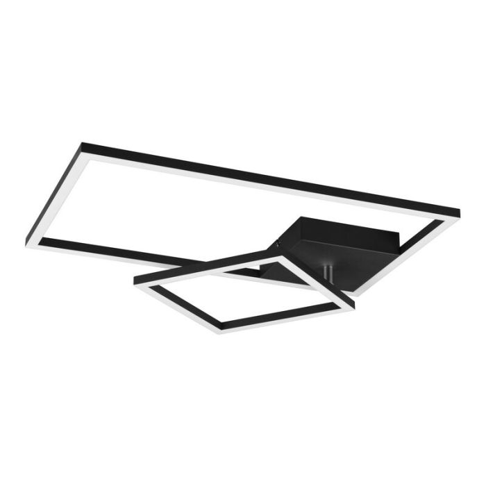 Lampe plafond moderne noire, Binc, 25W, 4000K LED, gradable en 3 étapes