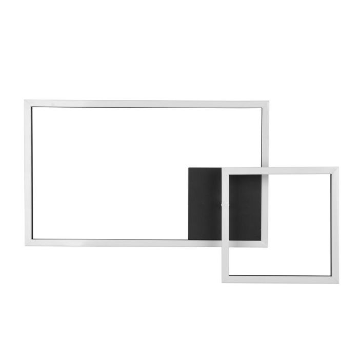 Lampe plafond moderne noire, Binc, 25W, 4000K LED, gradable en 3 étapes