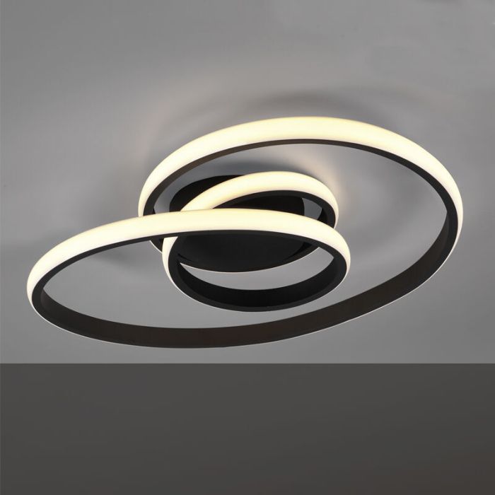 Lampe plafond moderne blanche, Jonny, 18,5W, 4000K LED, gradable en 3 étapes