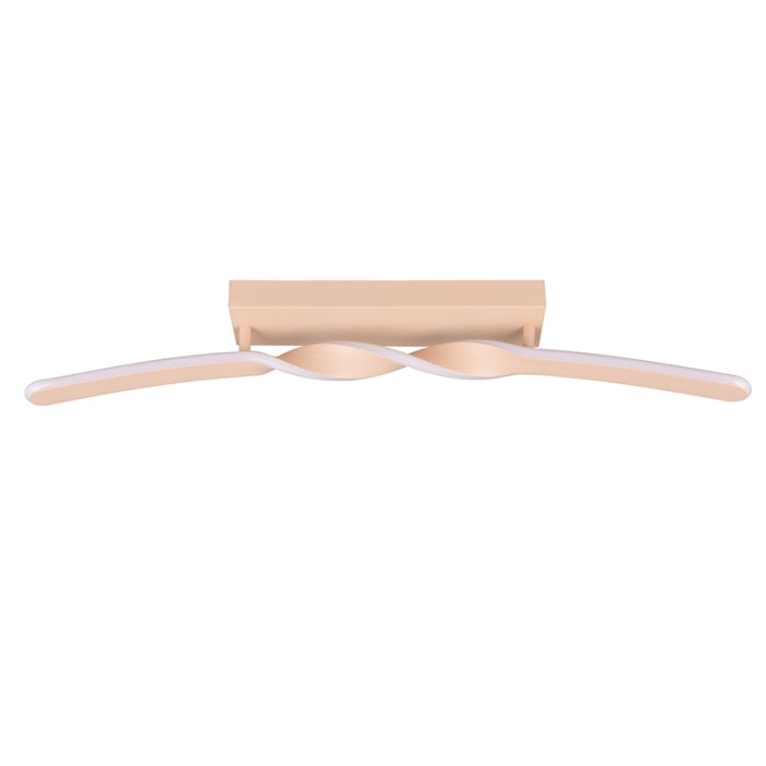 Plafonnier design marron, Quirinus, 18W, 4000K LED