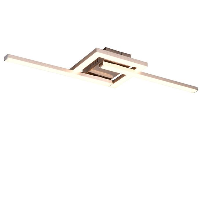 Plafonnier design nickel, Mahad, 17W, 3000K LED