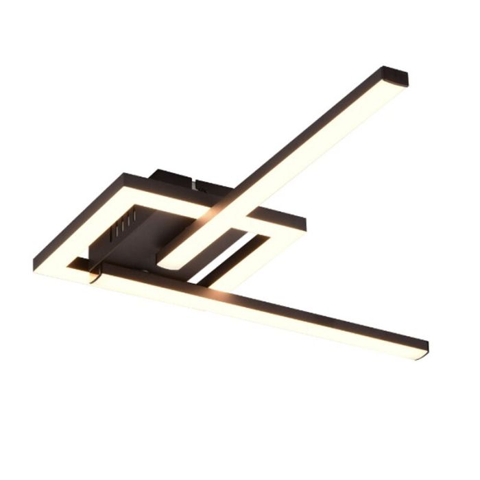 Plafonnier design noir, Mahad, 17W, 3000K LED