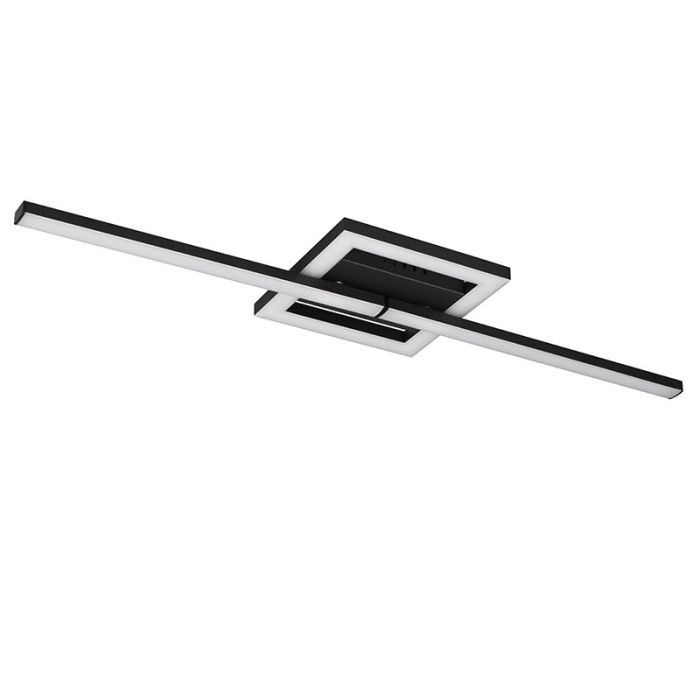 Plafonnier design noir, Mahad, 17W, 3000K LED