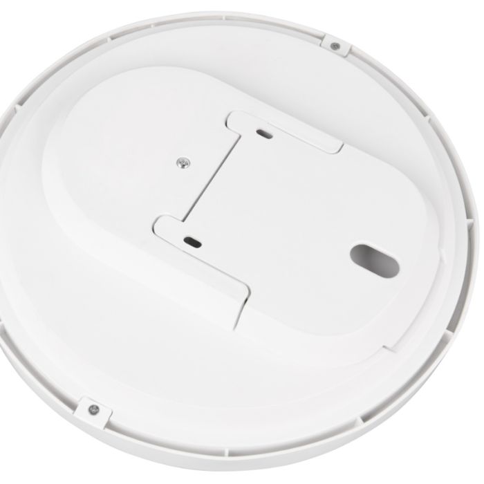 Lampe plafond en plastique noire, Sharde, 18W, 4000K LED, IP44