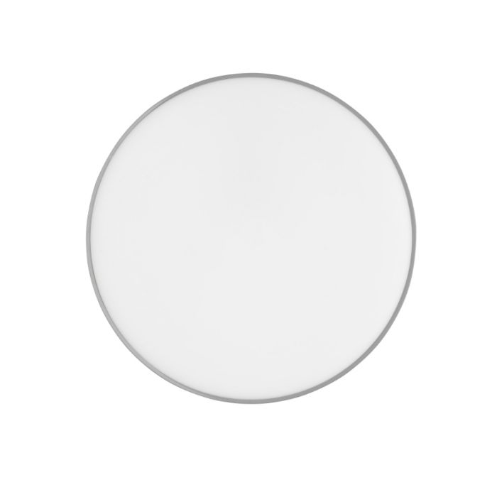Lampe plafond en plastique grise, Sharde, 18W, 4000K LED, IP44