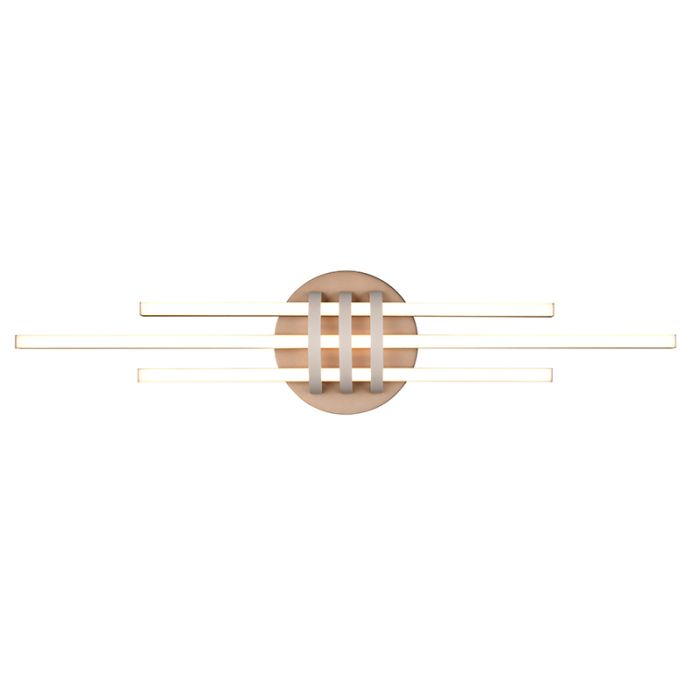Lampe plafond moderne marronne, Saloua, 20W, 3000K LED, gradable en 3 étapes