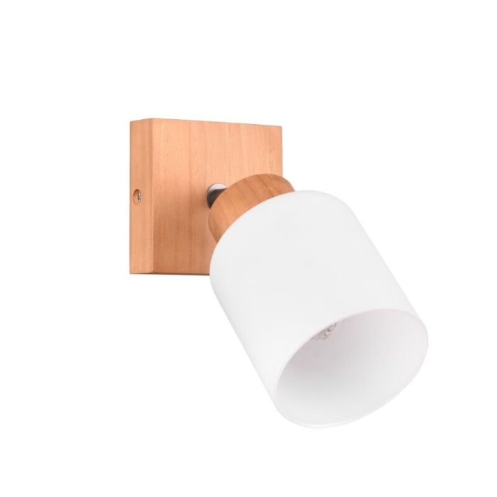 Spot mural en bois marron, Myron