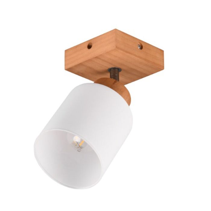 Spot mural en bois marron, Myron