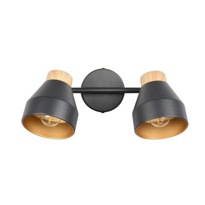 Spot plafond moderne noir, Riette