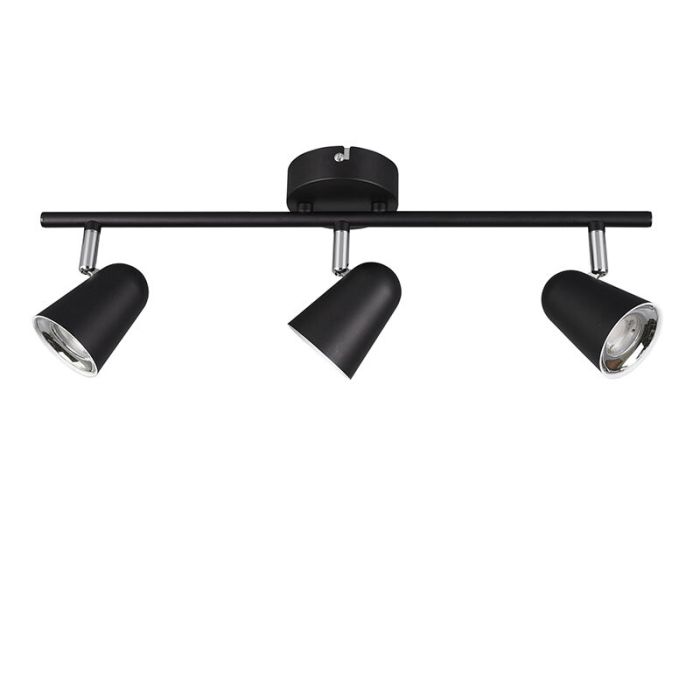 Spot plafond moderne noir, Taj, 3W, 3000K LED
